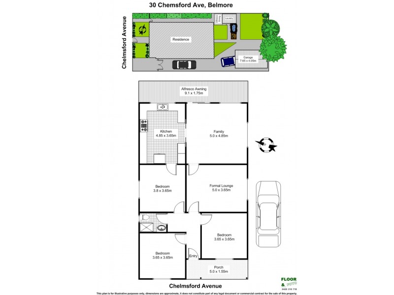 30 Chelmsford Avenue, Belmore NSW 2192 Floorplan