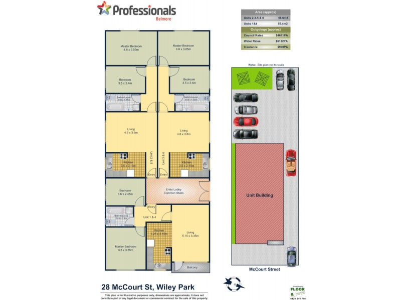 28 McCourt Street, Wiley Park NSW 2195 Floorplan