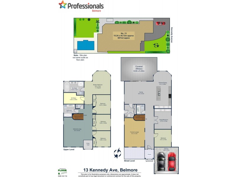 13 Kennedy Avenue, Belmore NSW 2192 Floorplan