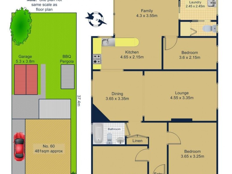 60 Benaroon Road, Lakemba NSW 2195 Floorplan