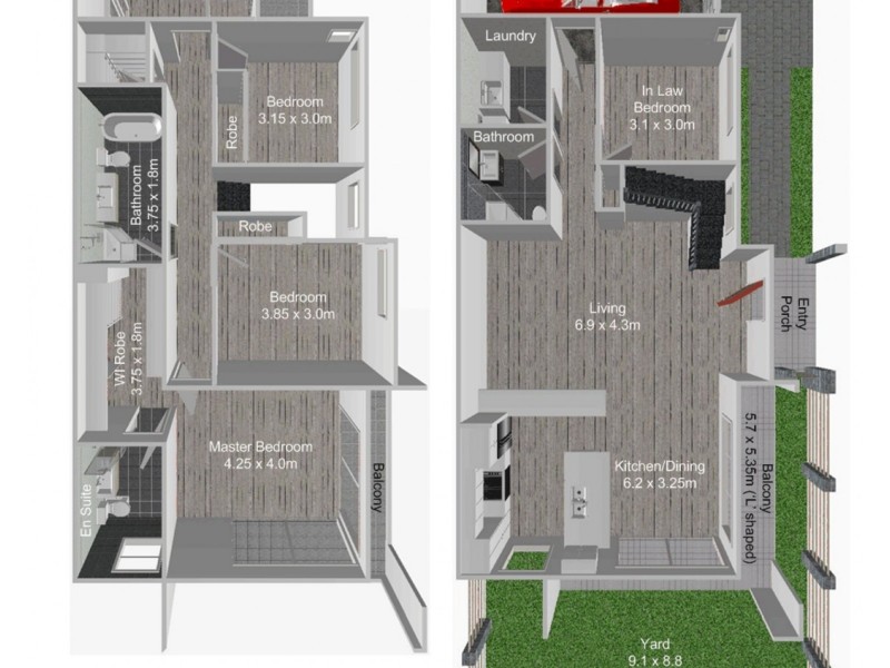 3A Biara Avenue, Clemton Park NSW 2206 Floorplan