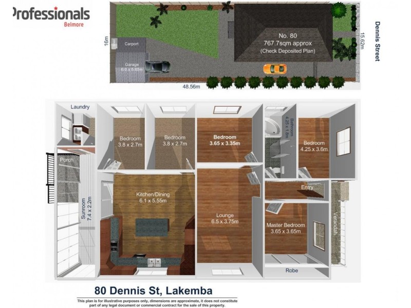 80 Dennis Street, Lakemba NSW 2195 Floorplan