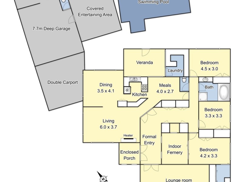 9 Gloucester Crescent, Shepparton VIC 3630 Floorplan
