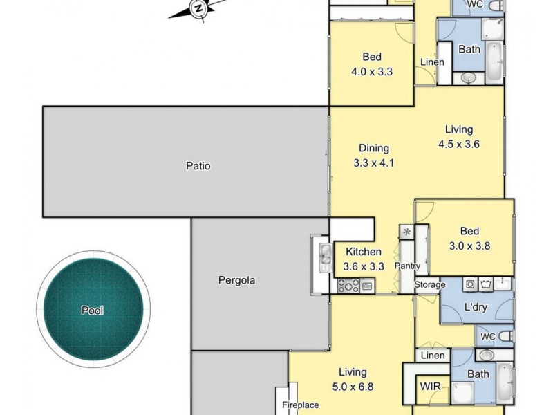 2 Murat Nook, Kialla VIC 3631 Floorplan