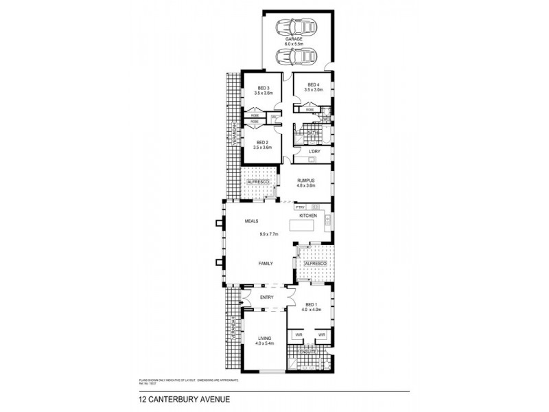 12 Canterbury  Avenue, Shepparton VIC 3630 Floorplan