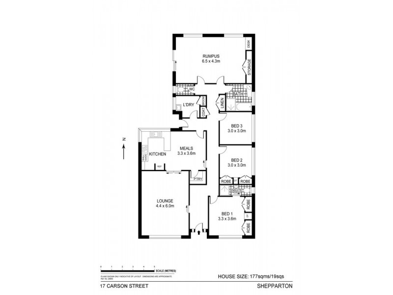 17  Carson Street, Shepparton VIC 3630 Floorplan