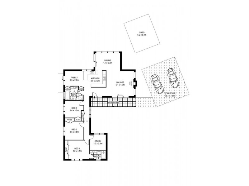 11  Breage Court, Shepparton VIC 3630 Floorplan