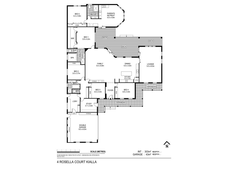 4 Rosella Court, Kialla VIC 3631 Floorplan