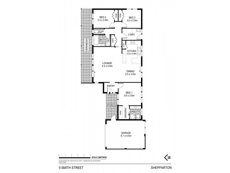 9 Smith Street, Shepparton VIC 3630 Floorplan