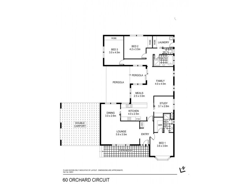 60 Orchard Circuit, Shepparton VIC 3630 Floorplan
