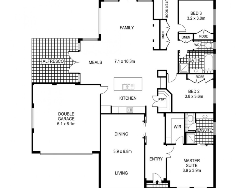 49 Waranga Drive, Kialla VIC 3631 Floorplan