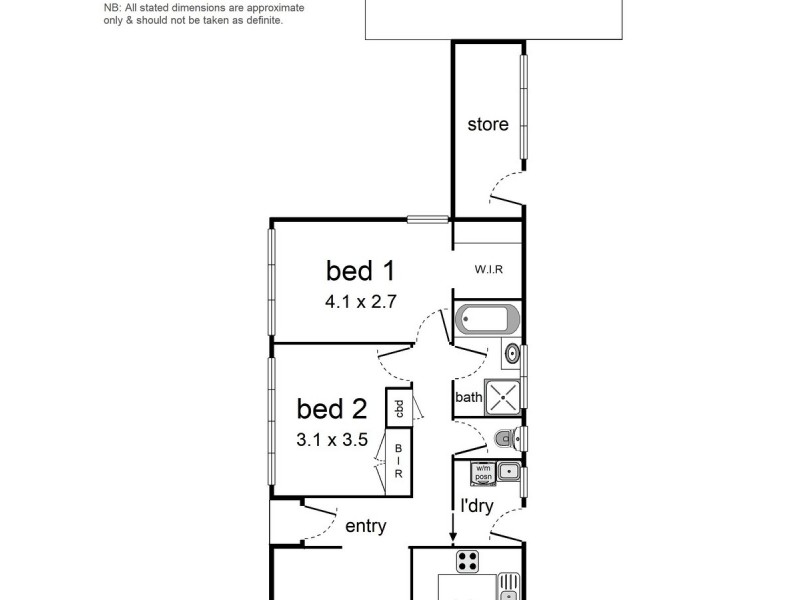 1/241 Canterbury Road, Bayswater North VIC 3153 Floorplan