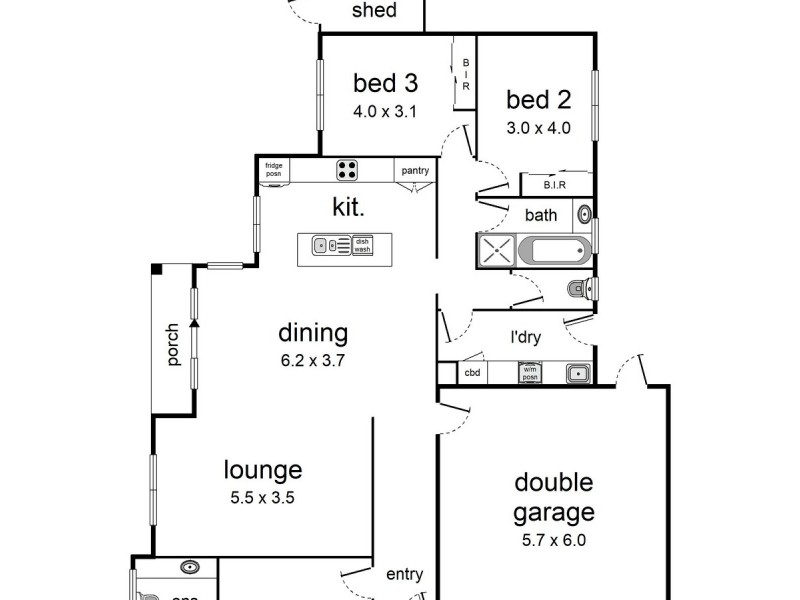 21 Sutton Avenue, Boronia VIC 3155 Floorplan