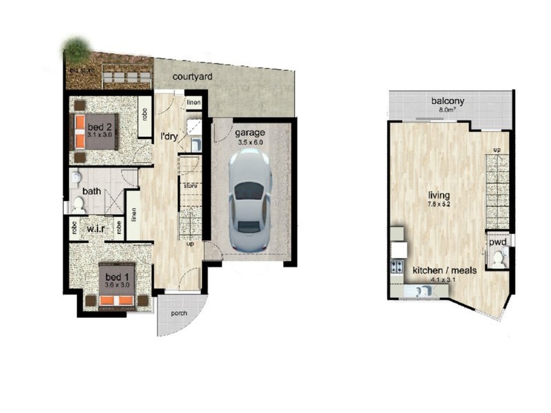 3/26 Station Street, Ferntree Gully VIC 3156 Floorplan
