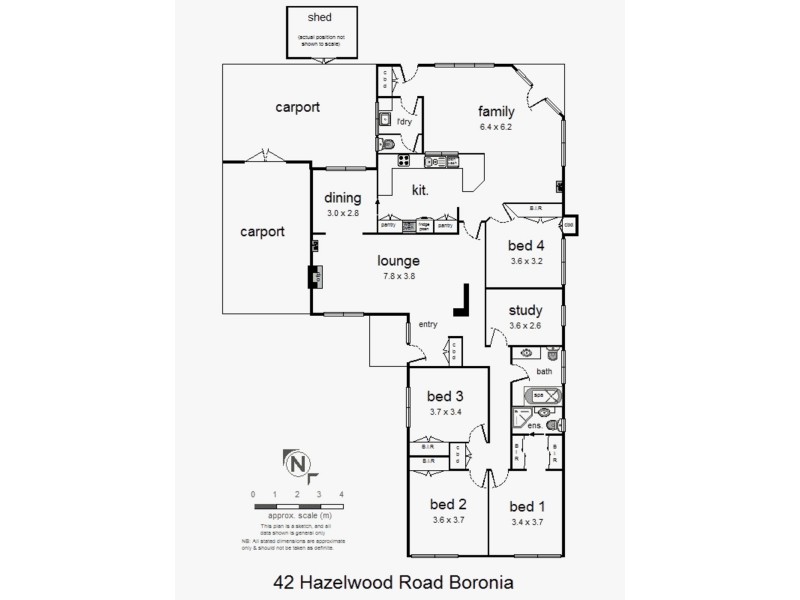 42 Hazelwood Road, Boronia VIC 3155 Floorplan