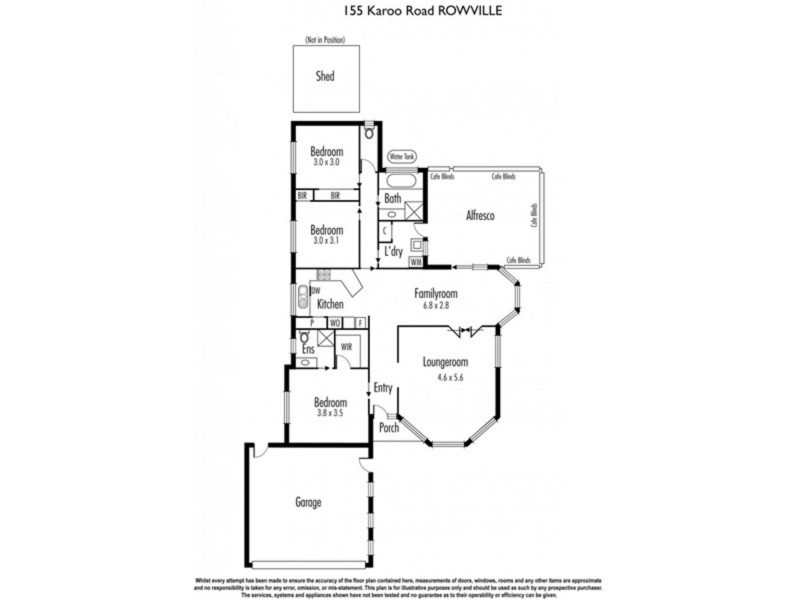 155 Karoo Road, Rowville VIC 3178 Floorplan
