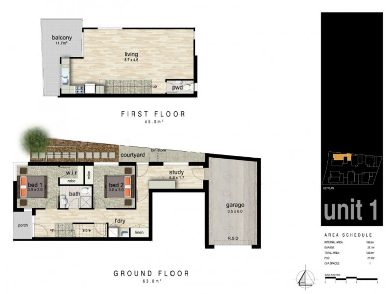 1/26 Station Street, Ferntree Gully VIC 3156 Floorplan