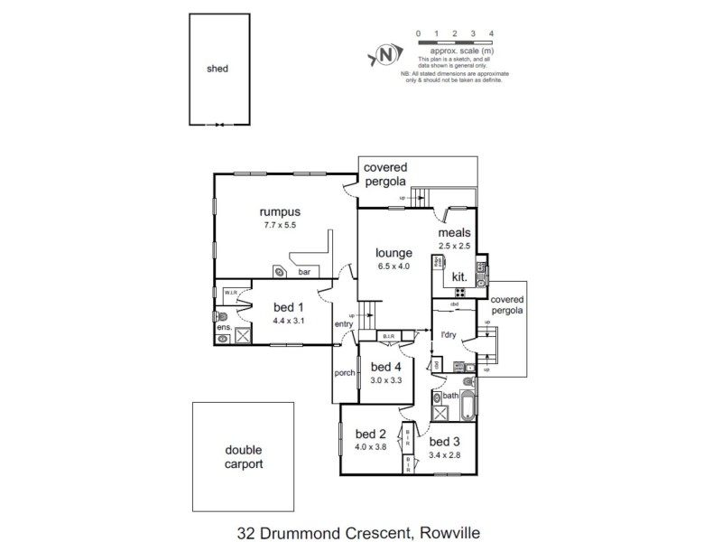 32 Drummond Crescent, Rowville VIC 3178 Floorplan