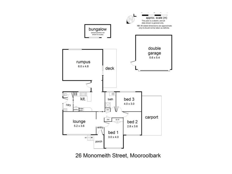 26 Monomeith Street, Mooroolbark VIC 3138 Floorplan
