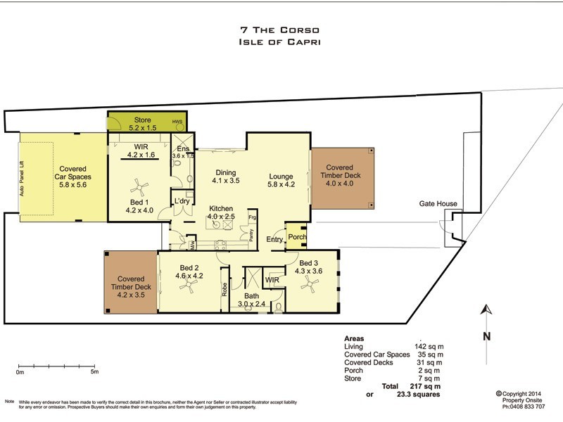 7 The Corso, Isle Of Capri QLD 4217 Floorplan