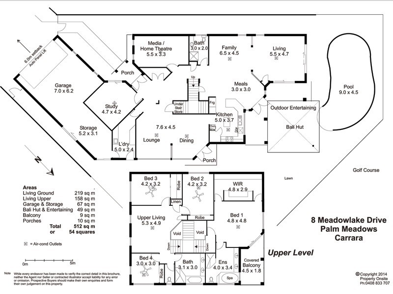 8 Meadowlake Drive, Carrara QLD 4211 Floorplan