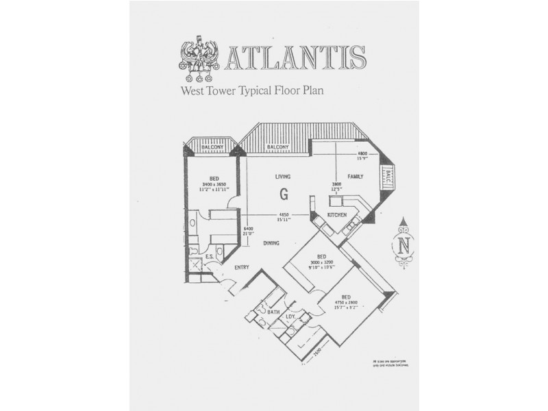 64/Atlantis West Admiralty Drive, Paradise Waters QLD 4217 Floorplan