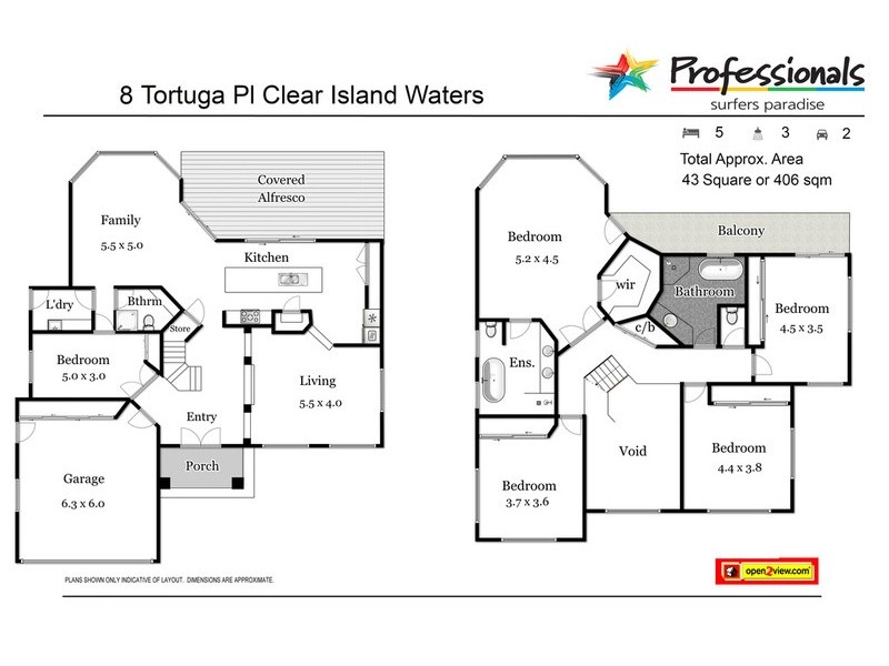 8 Tortuga Place, Clear Island Waters QLD 4226 Floorplan