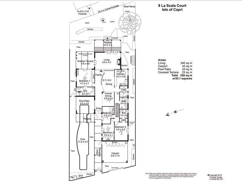 8 La Scala Court, Isle Of Capri QLD 4217 Floorplan