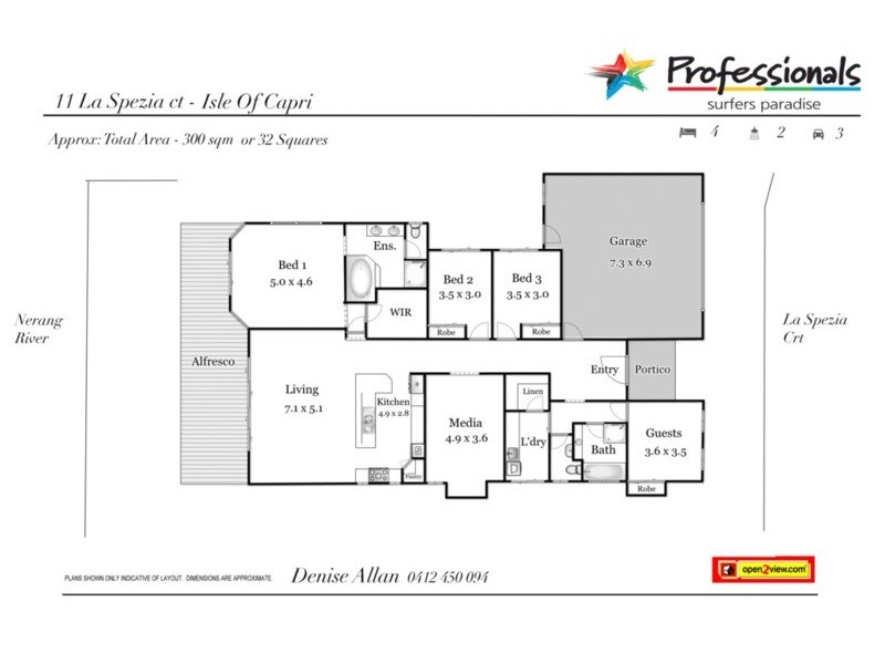 11 La Spezia Court, Isle Of Capri QLD 4217 Floorplan