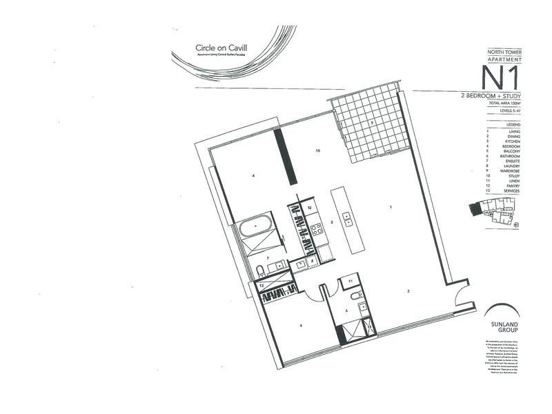 Circle on Cavil/9 Ferny Avenue, Surfers Paradise QLD 4217 Floorplan