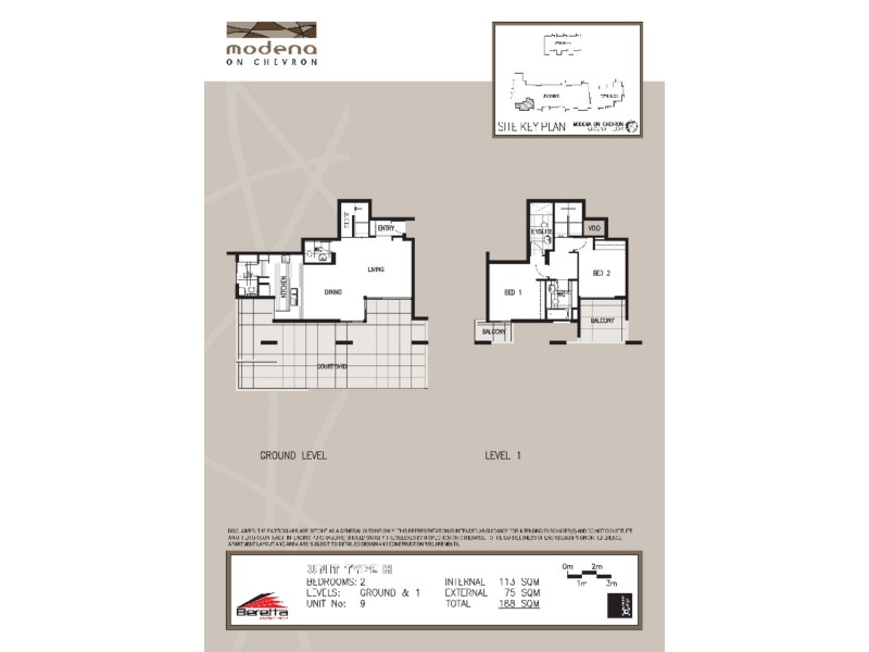 Modena On Chevron/53 Darrambal Street, Chevron Island QLD 4217 Floorplan