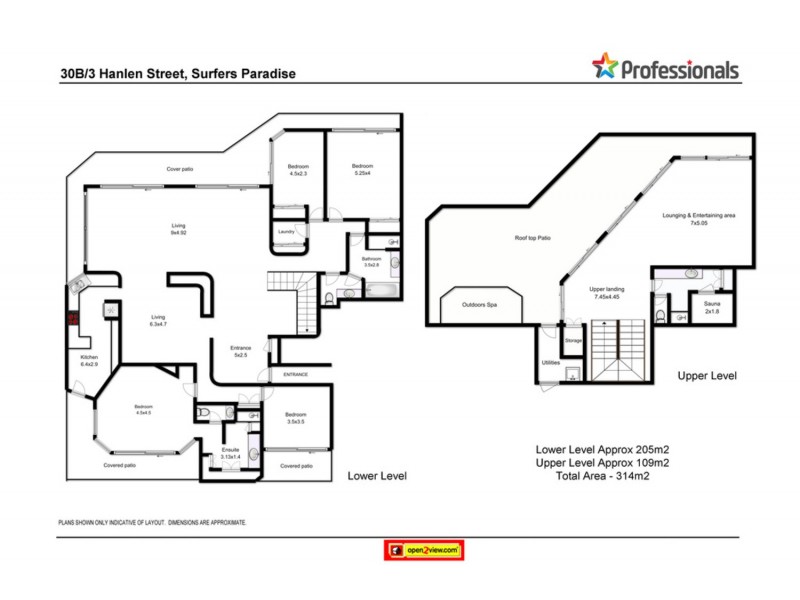 Ballah Penthouse/11 Hanlan Street, Surfers Paradise QLD 4217 Floorplan