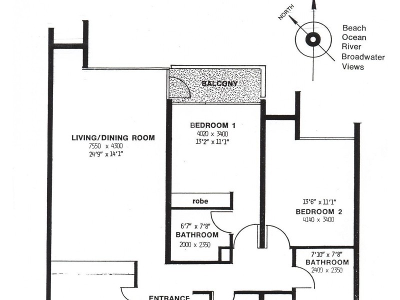 Golden Gate /3422 Surfers Paradise Boulevard, Surfers Paradise QLD 4217 Floorplan
