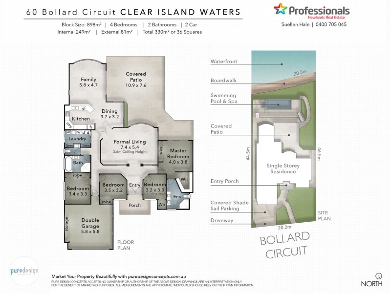 60 Bollard Circuit, Clear Island Waters QLD 4226 Floorplan