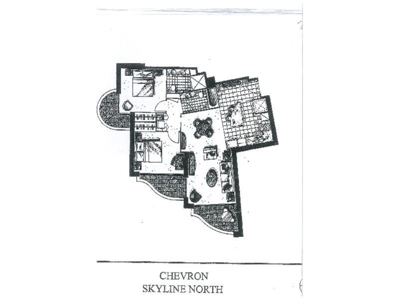 Chevron Renaissance/23 Ferny Avenue, Surfers Paradise QLD 4217 Floorplan