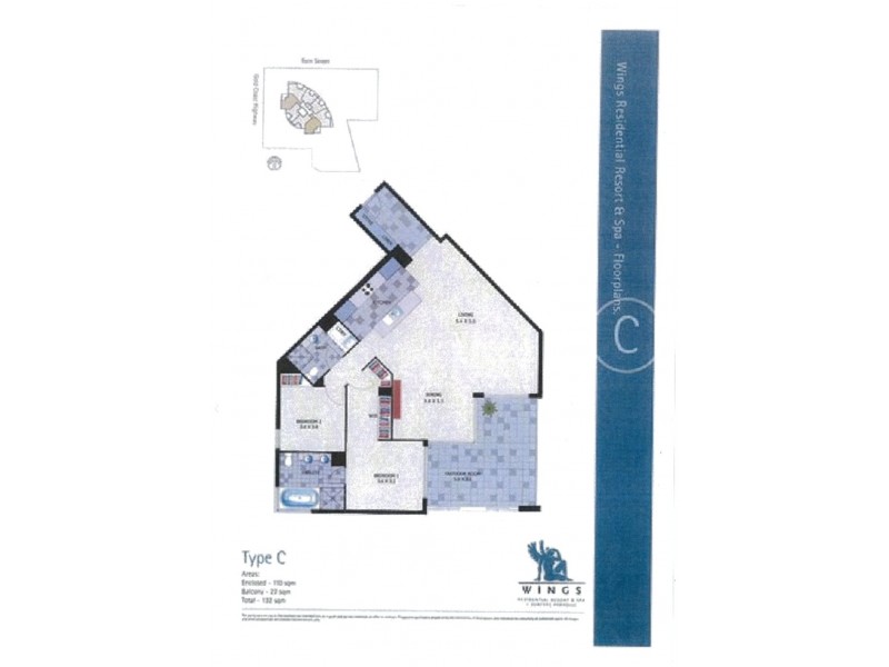 703/18 Fern Street, Surfers Paradise QLD 4217 Floorplan