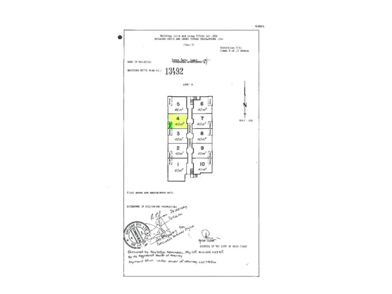 4/43 Cypress Avenue, Surfers Paradise QLD 4217 Floorplan