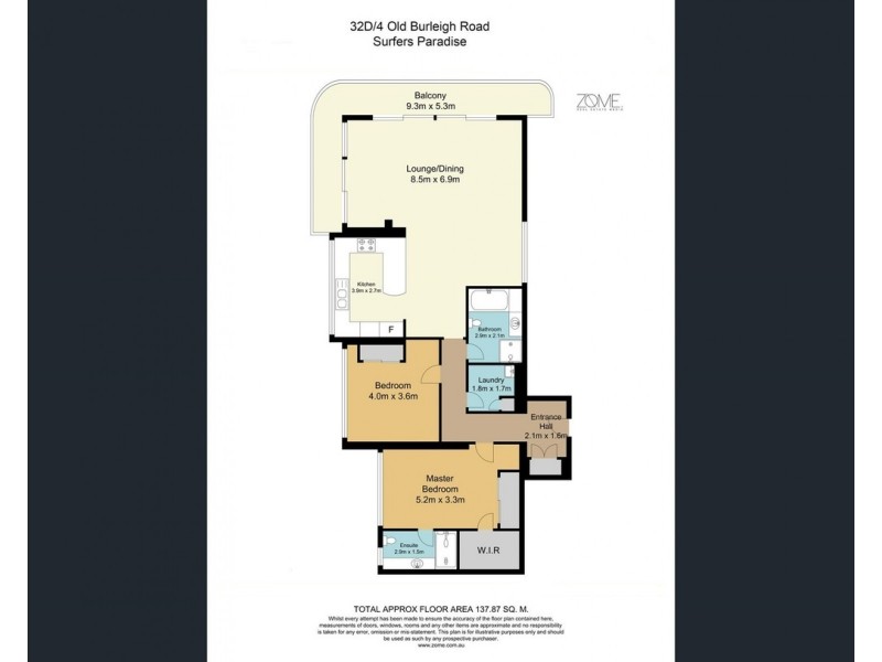 32D/4 Old Burleigh Road, Surfers Paradise QLD 4217 Floorplan