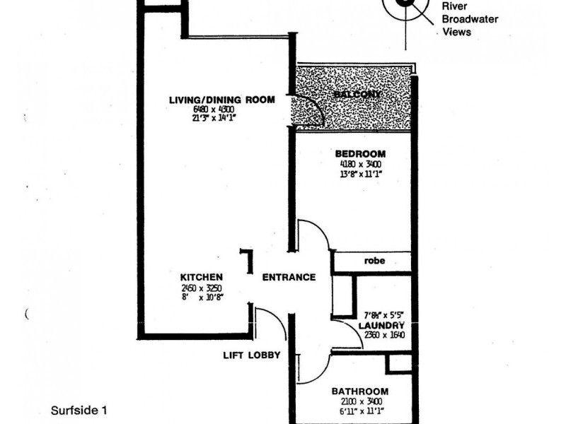 503/3422 Surfers Paradise Boulevard, Surfers Paradise QLD 4217 Floorplan