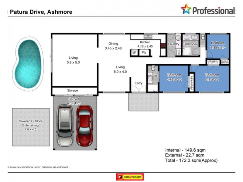 3 Patura Drive, Ashmore QLD 4214 Floorplan
