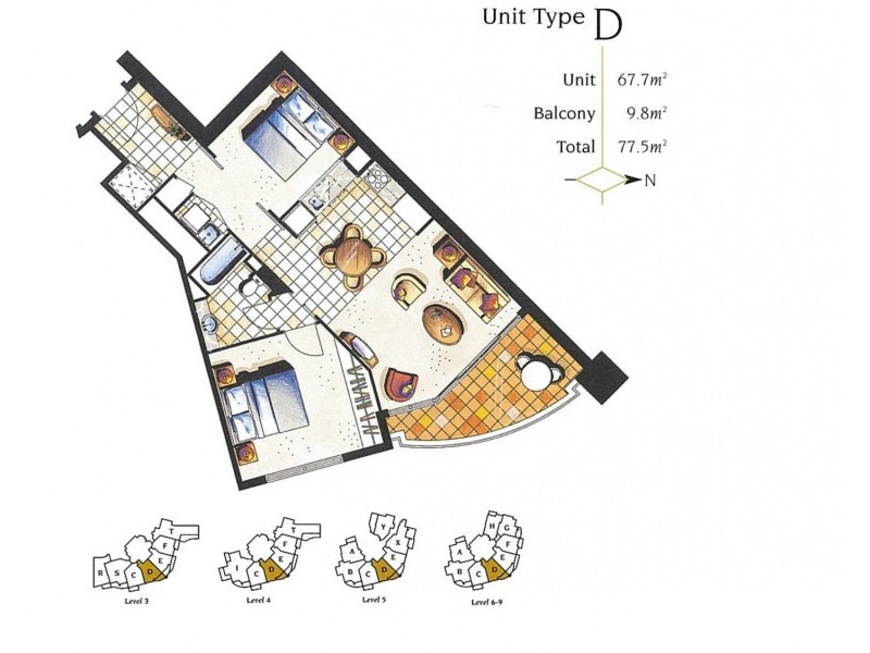 1074/23 Ferny Avenue, Surfers Paradise QLD 4217