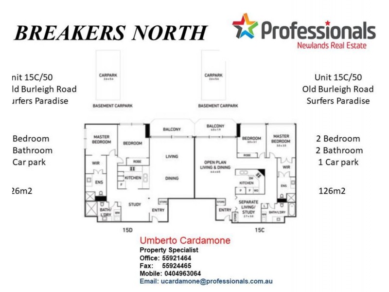 15C -15D/50 Old Burleigh Road, Surfers Paradise QLD 4217 Floorplan