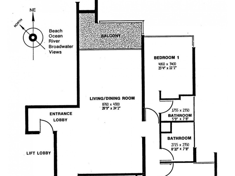 2605/3422 Surfers Paradise Boulevard, Surfers Paradise QLD 4217 Floorplan