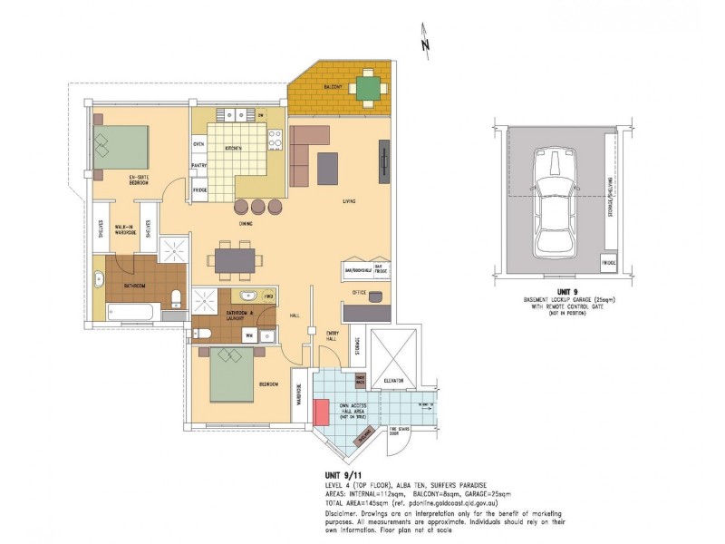 9/11 Riverview Parade, Surfers Paradise QLD 4217 Floorplan