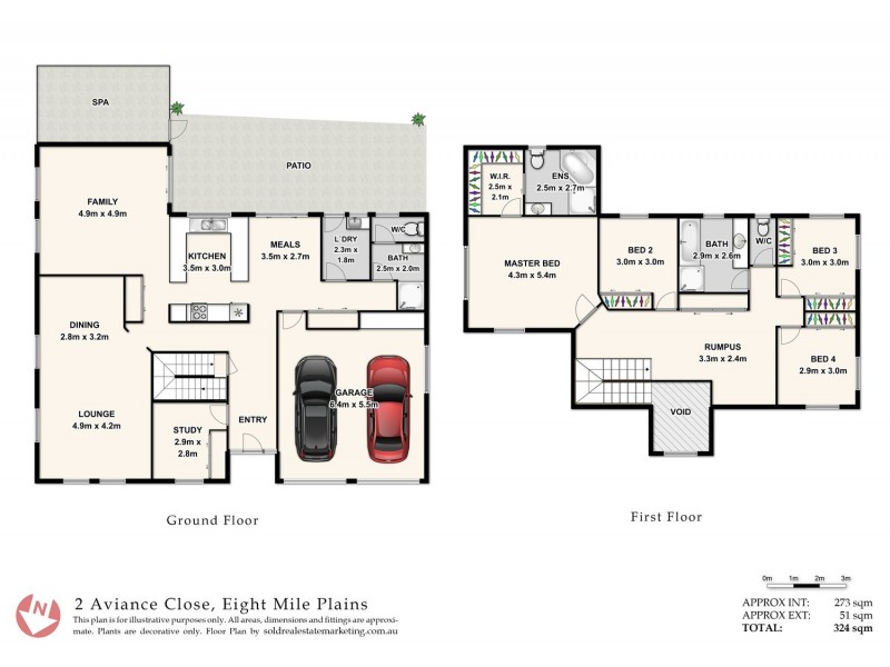 2 Aviance Close, Eight Mile Plains QLD 4113 Floorplan