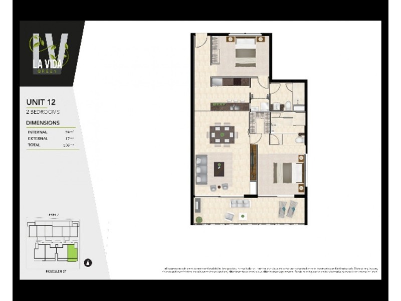 12/15 Roseglen Street, Greenslopes QLD 4120 Floorplan