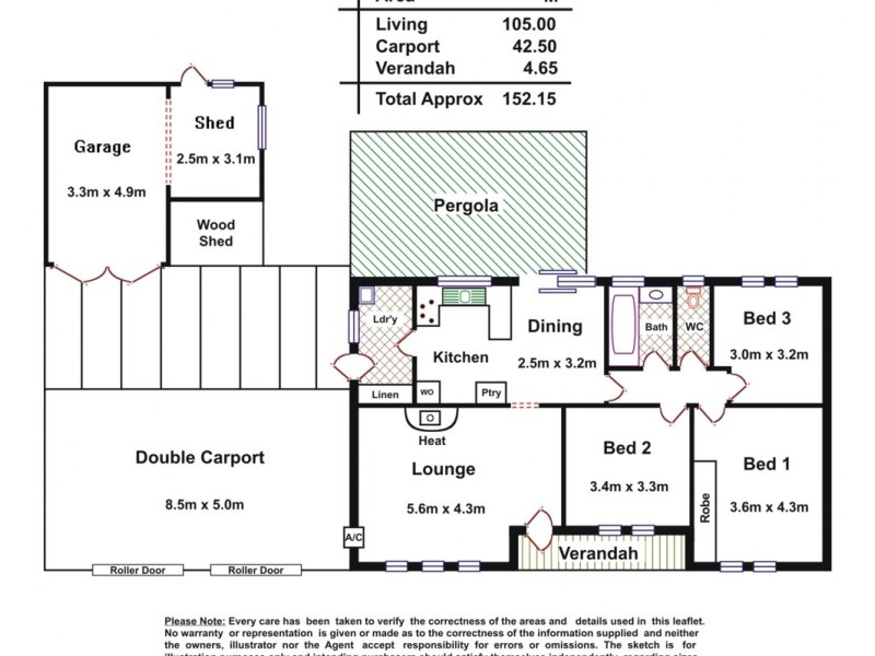 44 Fraser Drive, North Haven SA 5018 Floorplan