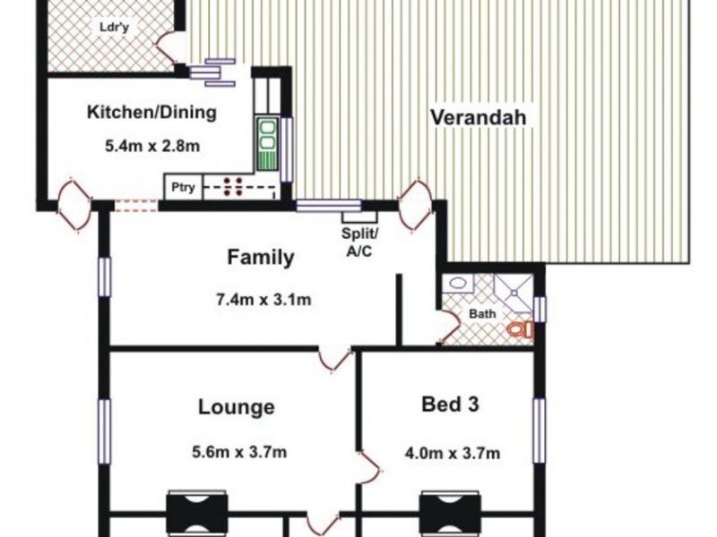 59 Hargrave Street, Largs Bay SA 5016 Floorplan