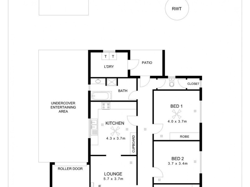 216 Railway Terrace, Taperoo SA 5017 Floorplan