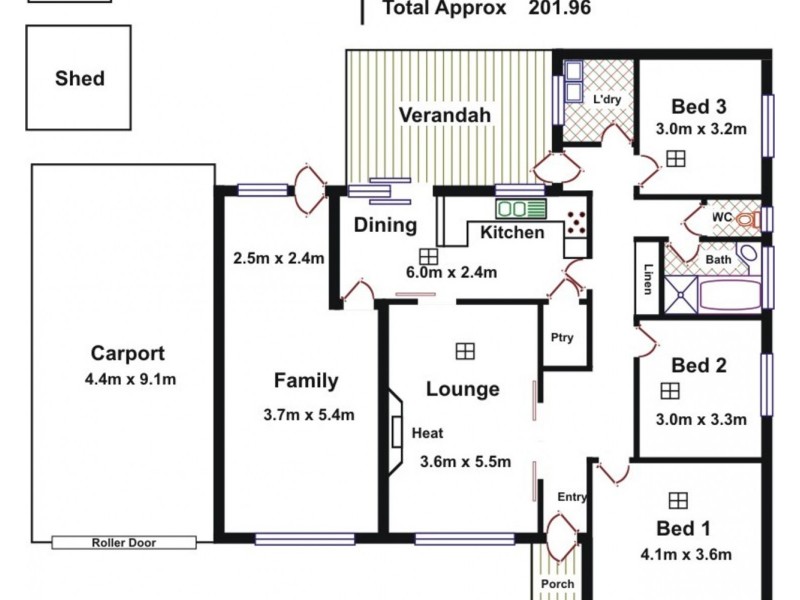 8 Aurelia Drive, North Haven SA 5018 Floorplan